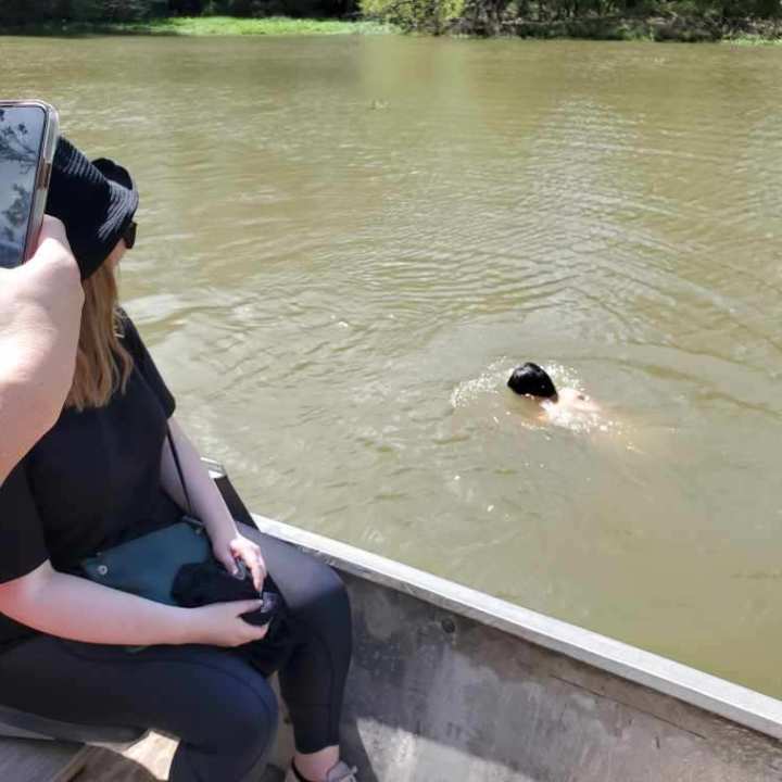 a woman using a cell phone