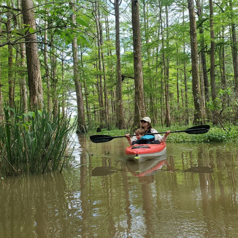 a small boat in a body of water